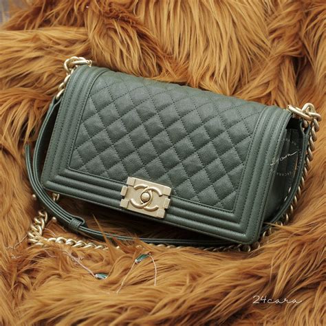 chanel boy green 2016|coco Chanel boys bag.